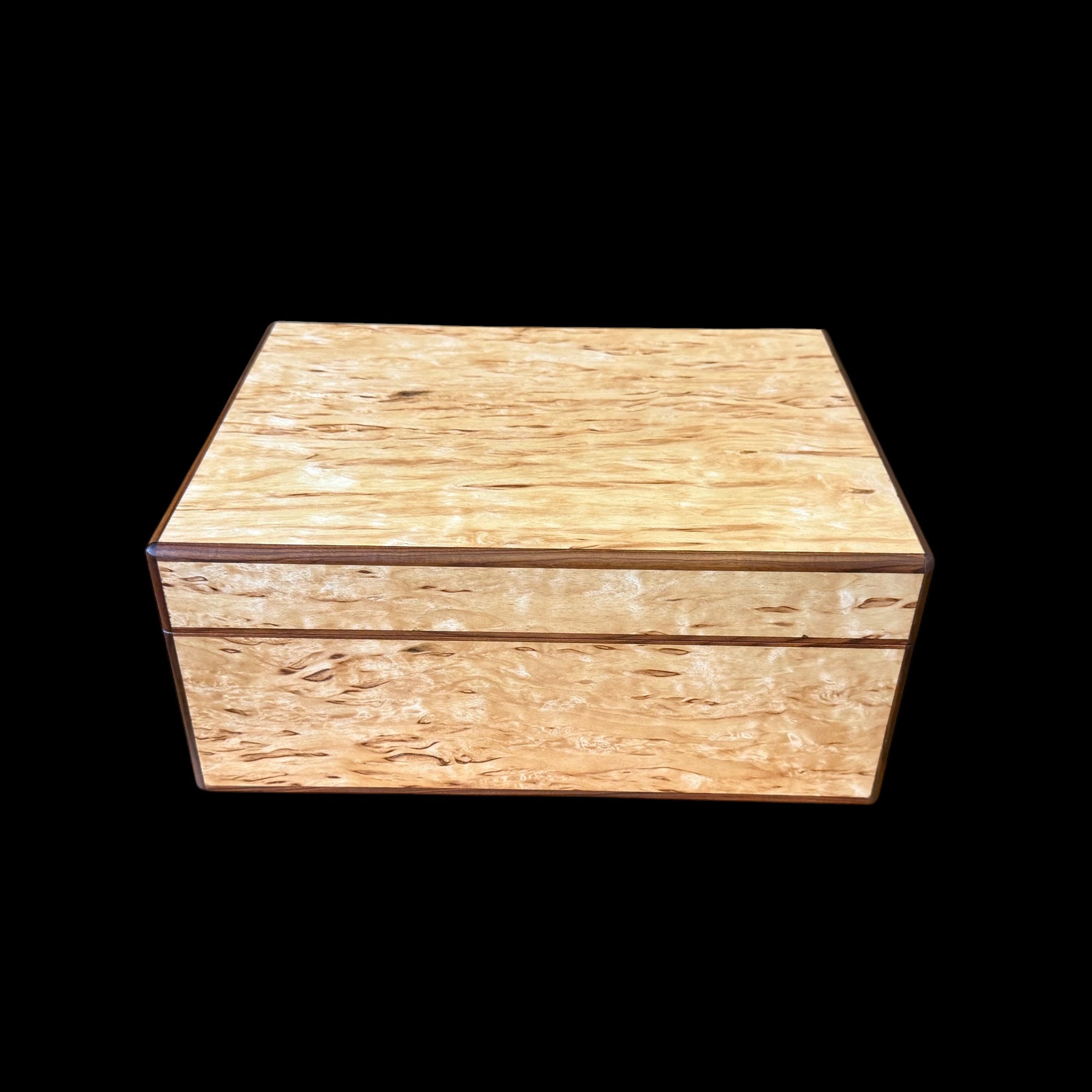 Karelian Birch 50 ct. Humidor w/ Bolivian Rosewood Accents