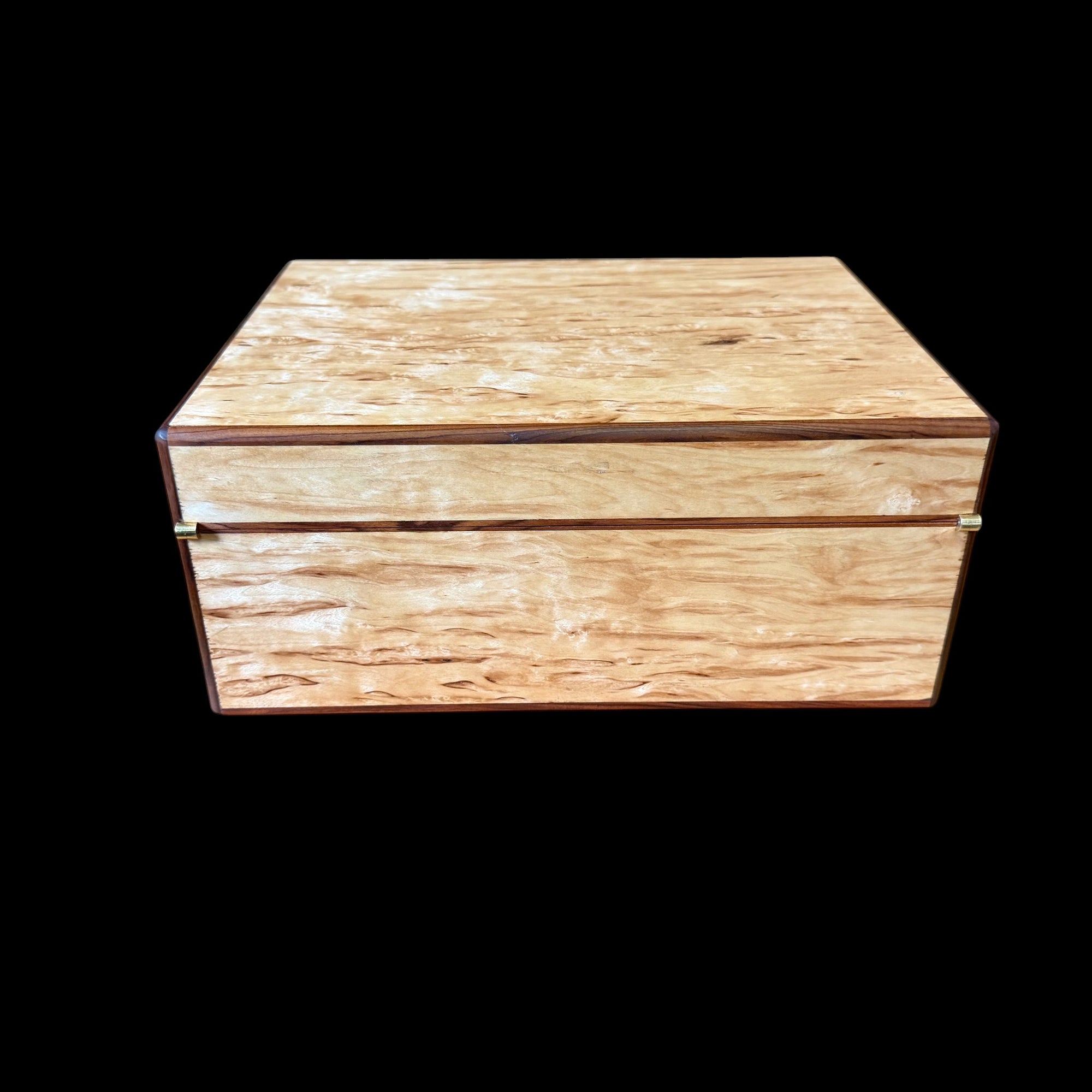 Karelian Birch 50 ct. Humidor w/ Bolivian Rosewood Accents