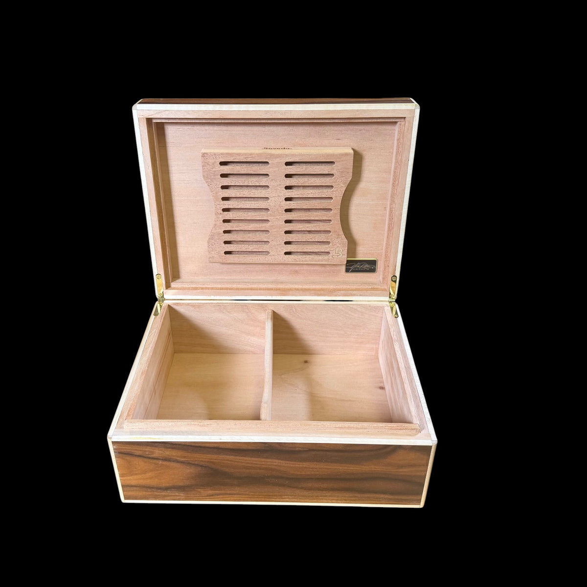 Bolivian Rosewood 50 ct. Humidor w/ Wenge Curly Maple Accents
