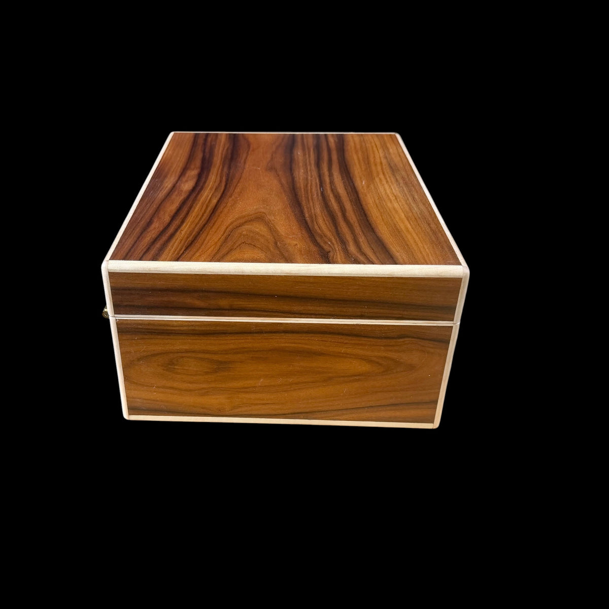 Bolivian Rosewood 50 ct. Humidor w/ Wenge Curly Maple Accents