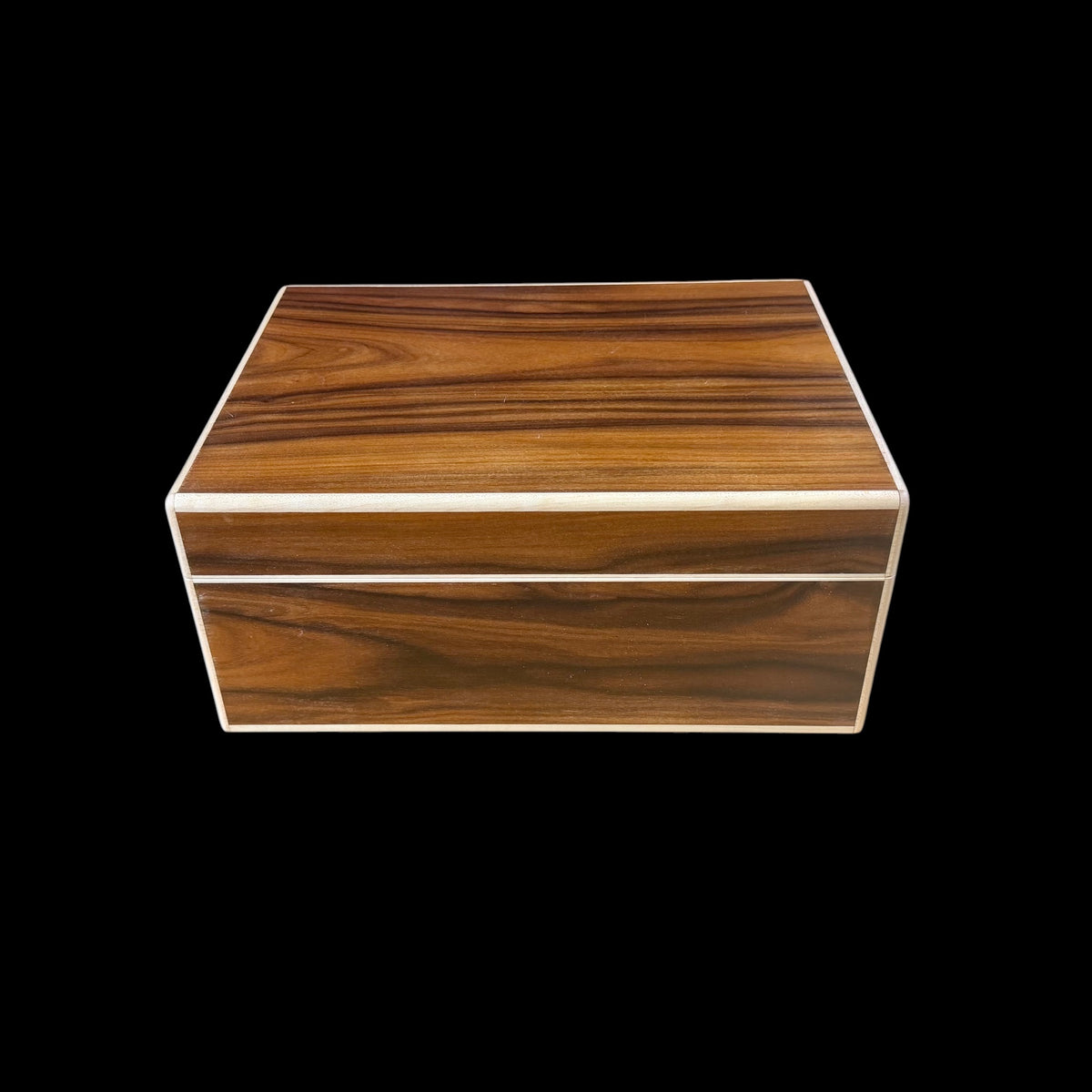 Bolivian Rosewood 50 ct. Humidor w/ Wenge Curly Maple Accents